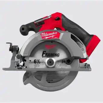 Walmart Milwaukee 2833-20 M18 FUEL 18V Lithium-Ion Brushless Cordless 6-1/2 in. Circular Saw (Tool-Only) offer