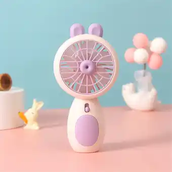 Walmart BLNVKOP Summer Refreshing Handheld Fan WIth LED Portable USB Charging Light Mini Fan - Fans For Home offer