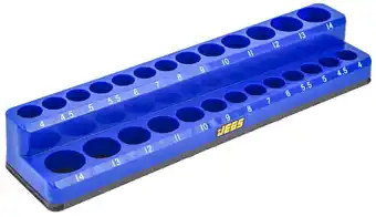 Walmart JEGS 85036 Magnetic Socket Organizer Tray 1/4 in. Drive Metric Holds 26 Sockets offer