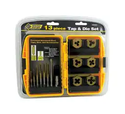 Walmart Steel Grip DR62057MM 13 Piece Metric Tap & Die Set offer