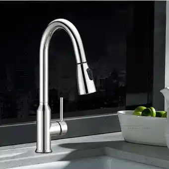 Walmart Safavieh Solea Prosper Kitchen Faucet in Chrome offer