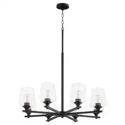 Walmart Quorum Lighting - Veno - 8 Light Chandelier In contemporary Style-24 Inches Tall offer