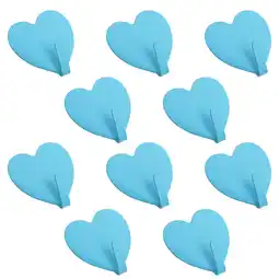 Walmart 10 Pcs Sticky Hooks Adhesive Key Holder for Wall Child Blue offer