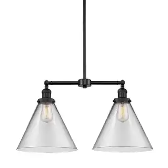 Walmart Innovations Lighting 209 X-Large Cone X-Large Cone 2 Light 21 Wide Linear Chandelier offer