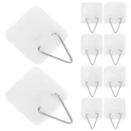 Walmart 10 Pcs Wall Hanging Photo Frame Adhesive Hook Picture Hangers offer