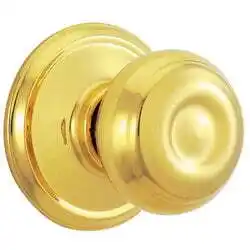 Walmart Schlage F10VGEO605, Bright Brass Georgian Passage Knob offer