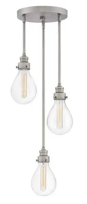 Walmart Hinkley Lighting - Three Light Pendant - Denton - 3 Light Medium Pendant in offer