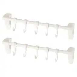 Walmart 2 Pcs Cabinet Door Towel Hooks Holder Kitchen Rack offer