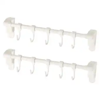 Walmart 2 Pcs Cabinet Door Towel Hooks Holder Kitchen Rack offer