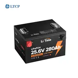 Walmart LiTime 24V 280Ah LiFePO4 Battery 200A BMS Max 7168Wh Energy for Solar System Home Energy Storage offer