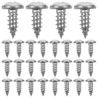 Walmart 100pcs Thread Screws Stainless Steel Self Tapping Screws High-Strength Quick Tapping Screws offer