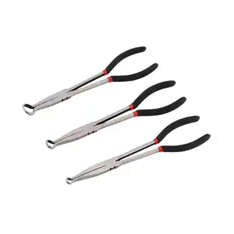 Walmart Miulika Long Nose Pliers Set Cars Portable Home Machine Repairing Wire Pliers 3Pcs offer