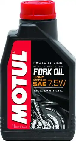 Walmart Motul 105926 (Single Item) Fork Oil Lt / Med 7.5W Factory Line Liter offer