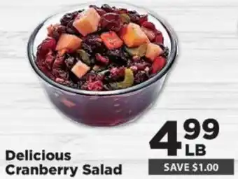 IGA Delicious Cranberry Salad offer
