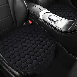 Walmart HongHeng Car Seat Cushion Winter Plush No Backrest No Binding Warm Single Piece Cushion Car Cushion offer