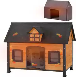 Walmart Aivituvin Dog House with Insulated Liner Anti-Chewing Metal Frame Design offer