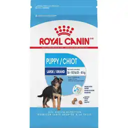 Walmart Royal Canin Royal Canin Size Health Nutrition Large Breed Puppy Dry Dog Food 30 lb offer