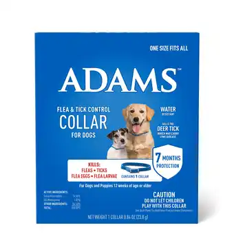 Walmart Adams Flea and Tick Control Collar for Dogs and Puppies (1 Pack) offer