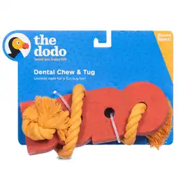 Walmart The Dodo Nylon and Bamboo Dental Chew with Rope Bacon Scent offer