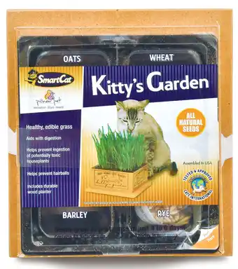 Walmart Pioneer Pet Kittys Garden in Wooden Box - 1 count offer