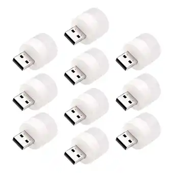 Walmart 10pcs USB Night Light Indoor USB Lamp Ambient Lighting Auto Interior USB Lamp offer