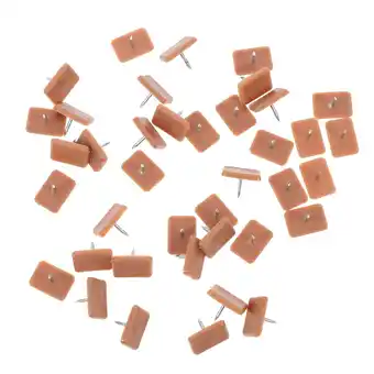 Walmart Eease 60pcs Furniture Small Square Nails Rectangular Plastic Floor Foot Slide Nails offer