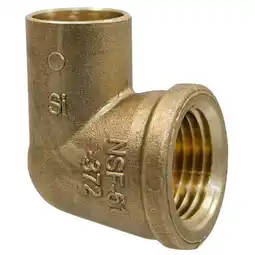 Walmart Nibco Reducing Elbow,90 Deg,LL Cast BRZ,3/4 7073R-LF 3/4X1/2 offer