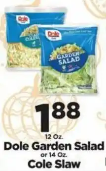 IGA Dole Garden Salad Or Cole Slaw offer