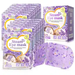 Walmart End-of-year savings 12PCS Steam Eye Mask Warm Compress Soothes Eye Fatigue Long-lasting Heat Shade offer