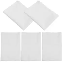 Walmart 5 Pcs 5pcs Bright White Coated Waterproof Woven Bags Storage Pockets Storage Zip Bags offer