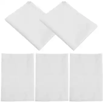 Walmart 5 Pcs 5pcs Bright White Coated Waterproof Woven Bags Storage Pockets Storage Zip Bags offer