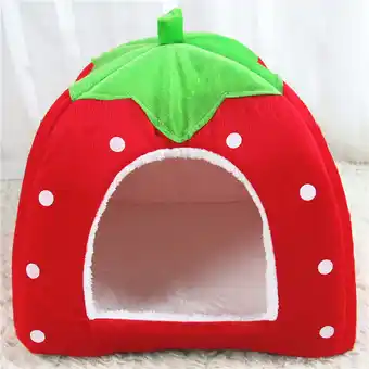 Walmart MAUXDA Clearance Winter Indoor House House Padded House Folding Yurt Strawberry Tent offer