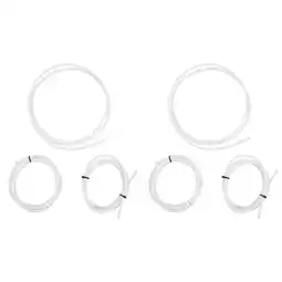 Walmart 6 Pcs Ptfe Tube 1.75 Filament PTFE Pipe Simple Designs 3D Printer Accessories Feeding Pipe offer