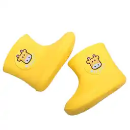 Walmart Cartoon Boots Kids Shoes Baby Rain Rain Boys Toddler Girls Rubber Baby Shoes Yellow offer