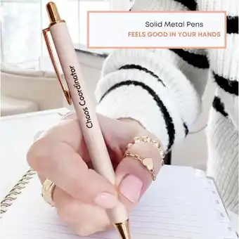 Walmart DBYLXMN Pen Three Piece Ballpoint Pen Cool Women's Pen Pen Diary Pen Cute Pen Set 5ml Vintage Pens offer