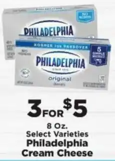 IGA Philadelphia Cream Cheese 8 oz offer