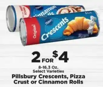 IGA Pillsbury Crescents, Pizza Crust Or Cinnamon Rolls offer