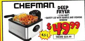 Ollie's CHEFMAN DEEP FRYER offer