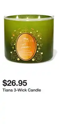 Bath & Body Works Tiana 3-Wick Candle offer