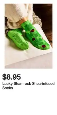 Bath & Body Works Lucky Shamrock Shea-infused Socks offer