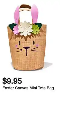 Bath & Body Works Easter Canvas Mini Tote Bag offer