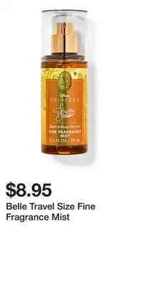 Bath & Body Works Belle Travel Size Fine Fragrance Mist offer