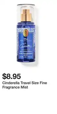 Bath & Body Works Cinderella Travel Size Fine Fragrance Mist offer