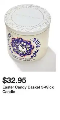 Bath & Body Works Easter Candy Basket 3-Wick Candle offer