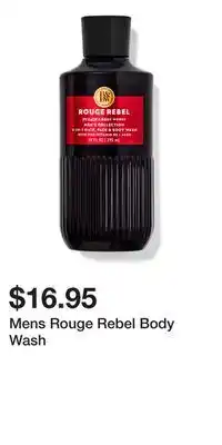 Bath & Body Works Mens Rouge Rebel Body Wash offer