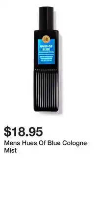 Bath & Body Works Mens Hues Of Blue Cologne Mist offer