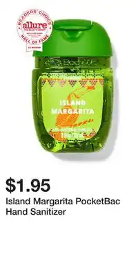 Bath & Body Works Island Margarita PocketBac Hand Sanitizer offer