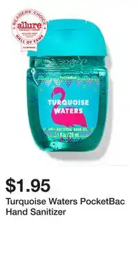 Bath & Body Works Turquoise Waters PocketBac Hand Sanitizer offer