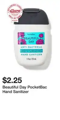 Bath & Body Works Beautiful Day PocketBac Hand Sanitizer offer