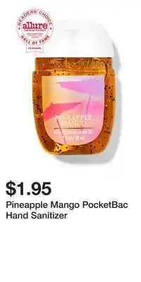 Bath & Body Works Pineapple Mango PocketBac Hand Sanitizer offer